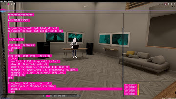 Sonic Pi Live Coding in VRC Practice vol13