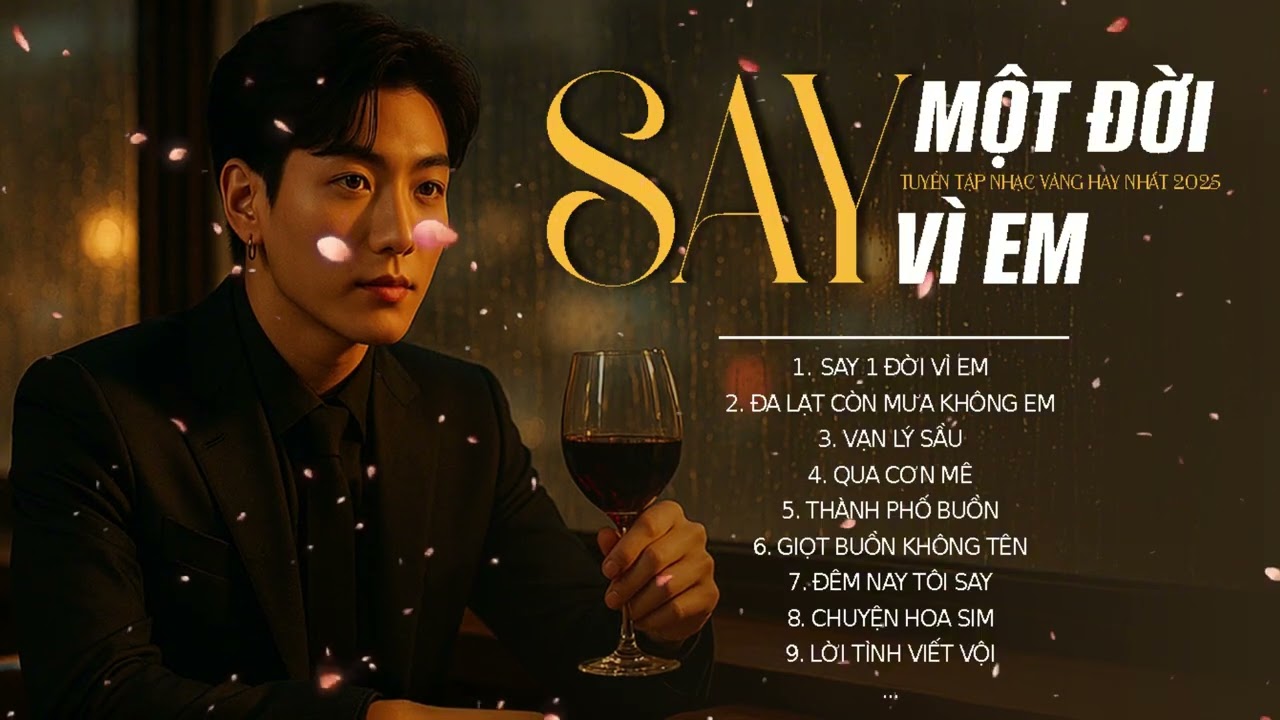 TA SAY KHÔNG PHẢI VÌ MEN ...  | SAY MỘT ĐỜI VÌ EM | LK 30 CA KHÚC NHẠC BUỒN SUY NHẤT 2025 MỚI RA LÒ