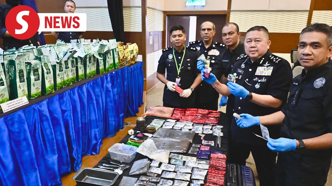 Police bust major drug ring, RM1.4 million narcotics haul in KL-Selangor raids