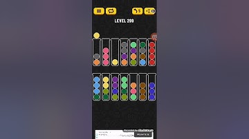 Ball Sort Puzzle Level 299 Walkthrough