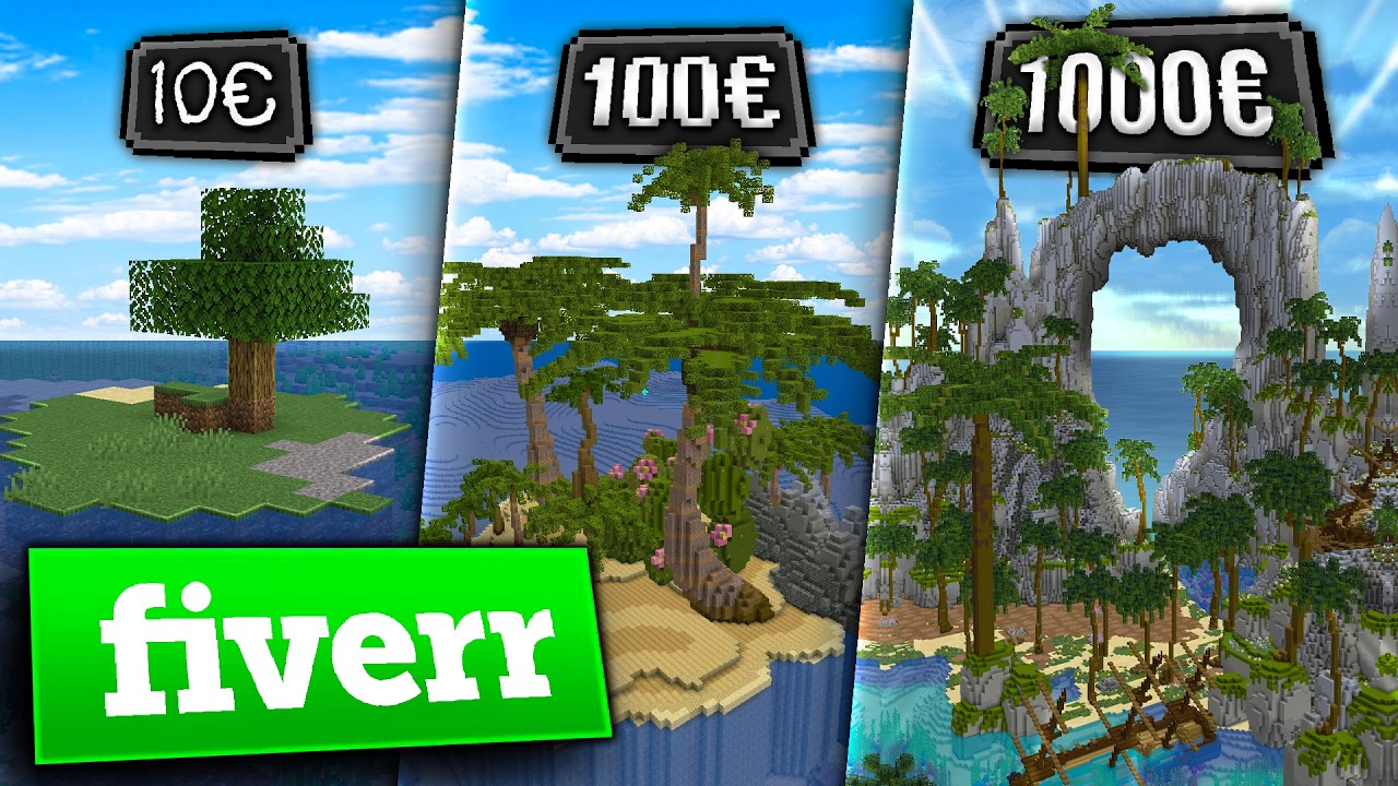 Ich kaufe MINECRAFT INSELN für 10€, 100€, 300€, 500€ und 1000€