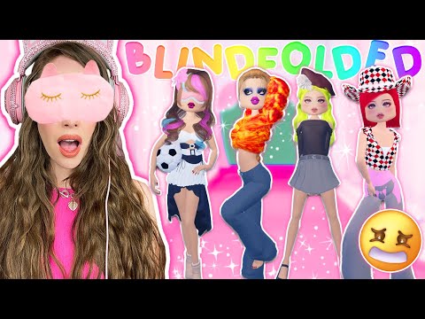 Picking My Outfits BLINDFOLDED In Dress To Impress *BAD IDEA*