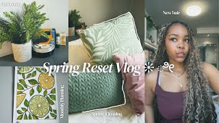 Spring Reset Routine 🌸 | Deep Clean, Declutter,  Monthly Reset and Planning & New BraidsSpring Rest