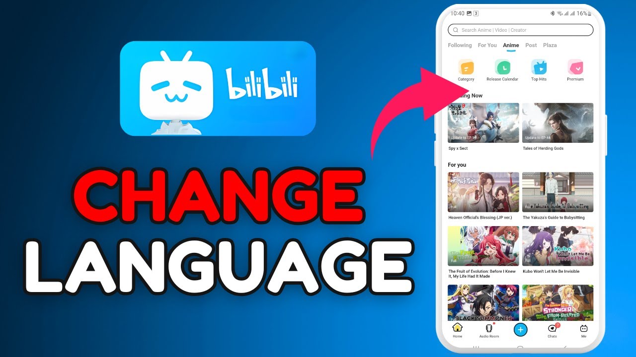 How to Change Language in Bilibili 2025? YouTube