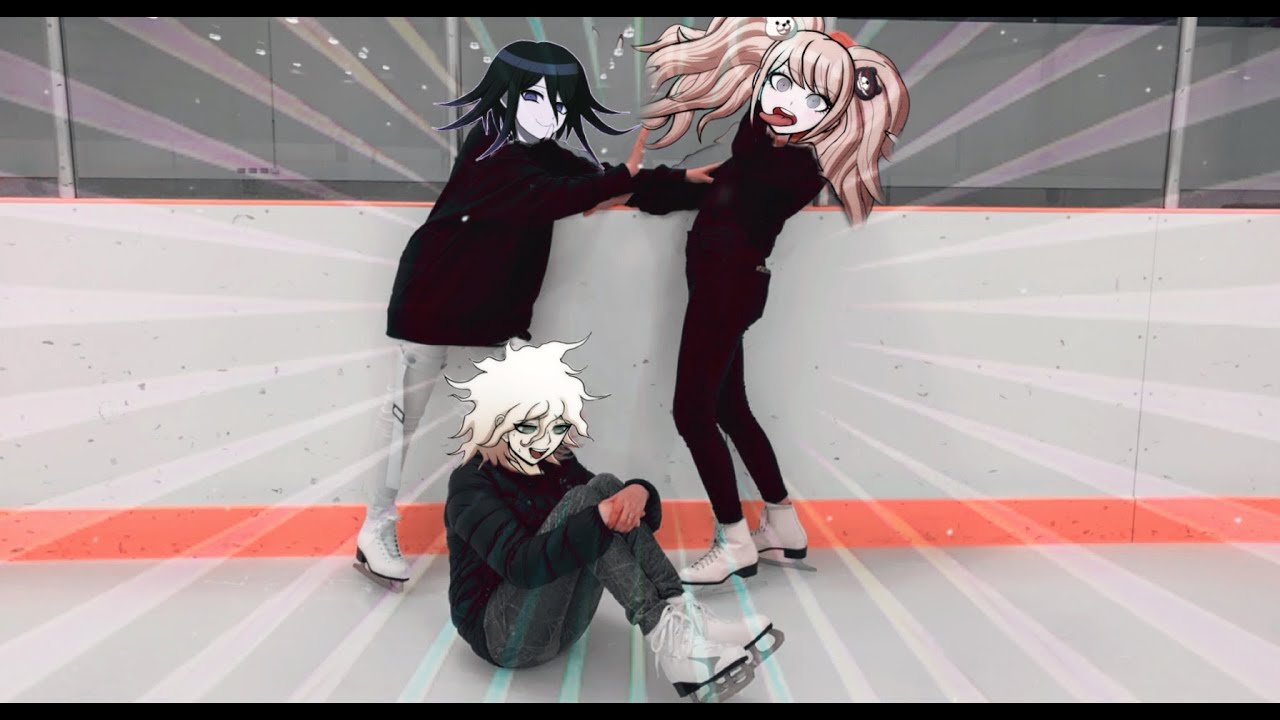 [COSPLAY OUTING] Danganronpa | Nagito, Kokichi, & Junko go skating | (Bad editing lol)