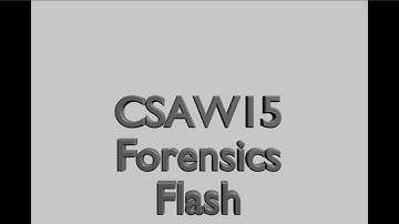 CSAW 15 - Forensics - Flash