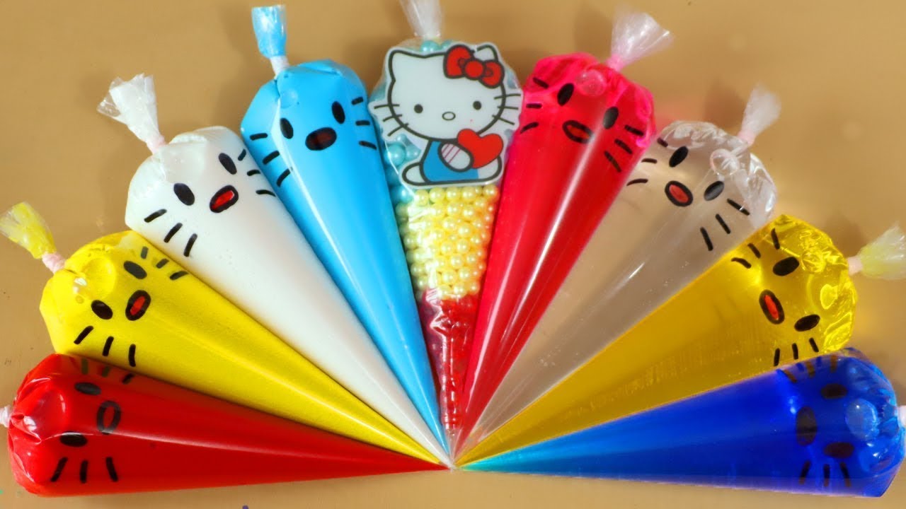 Making Slime with Piping Bags! Most Satisfying Slime Video★ASMR★