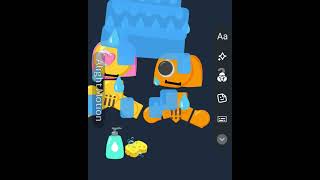 emoji cat care:3 (🩷🟡🟨✅ 🟠🧡🟧✅) #care #cute #emojicatbaby