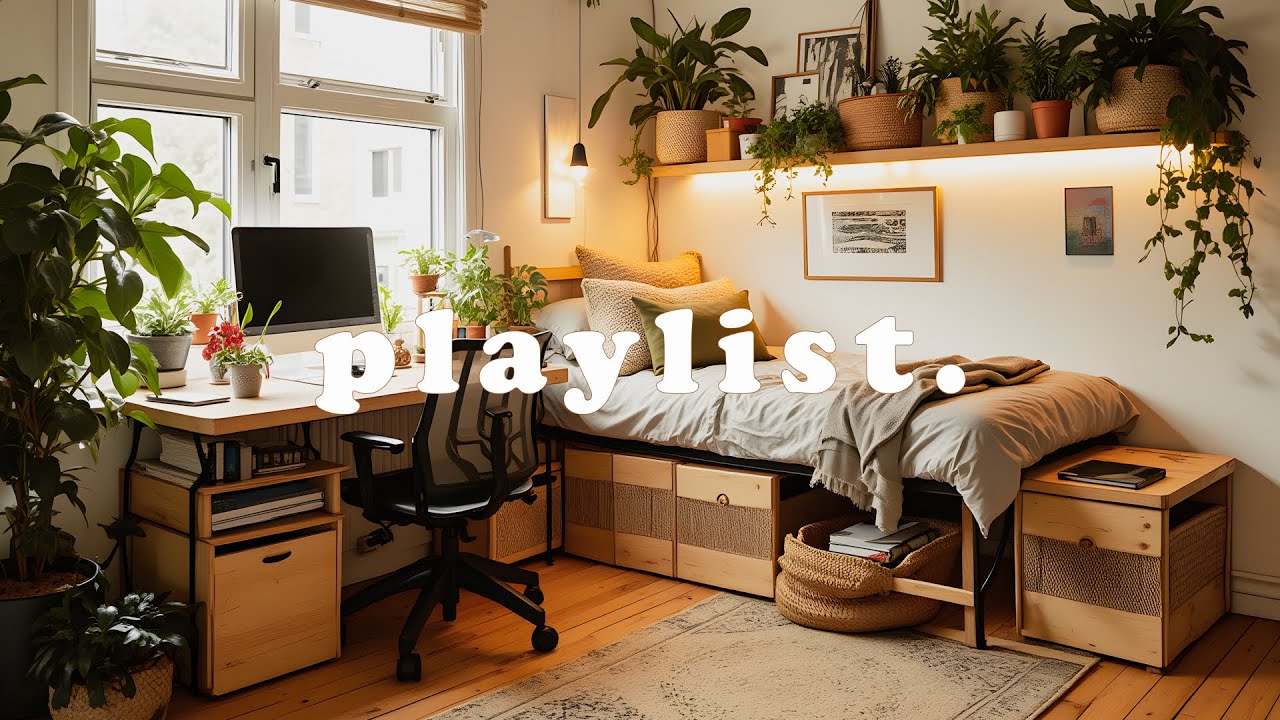 [playlist] Cozy Desk Setup 🌿 | Lo-Fi Music for Studying, Working & Deep Focus