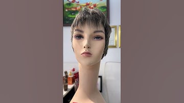 Tóc giả tém trung niên pha bạc 40% đội nguyên đầu làm bằng tóc thật #tocgia #tocgiatem l