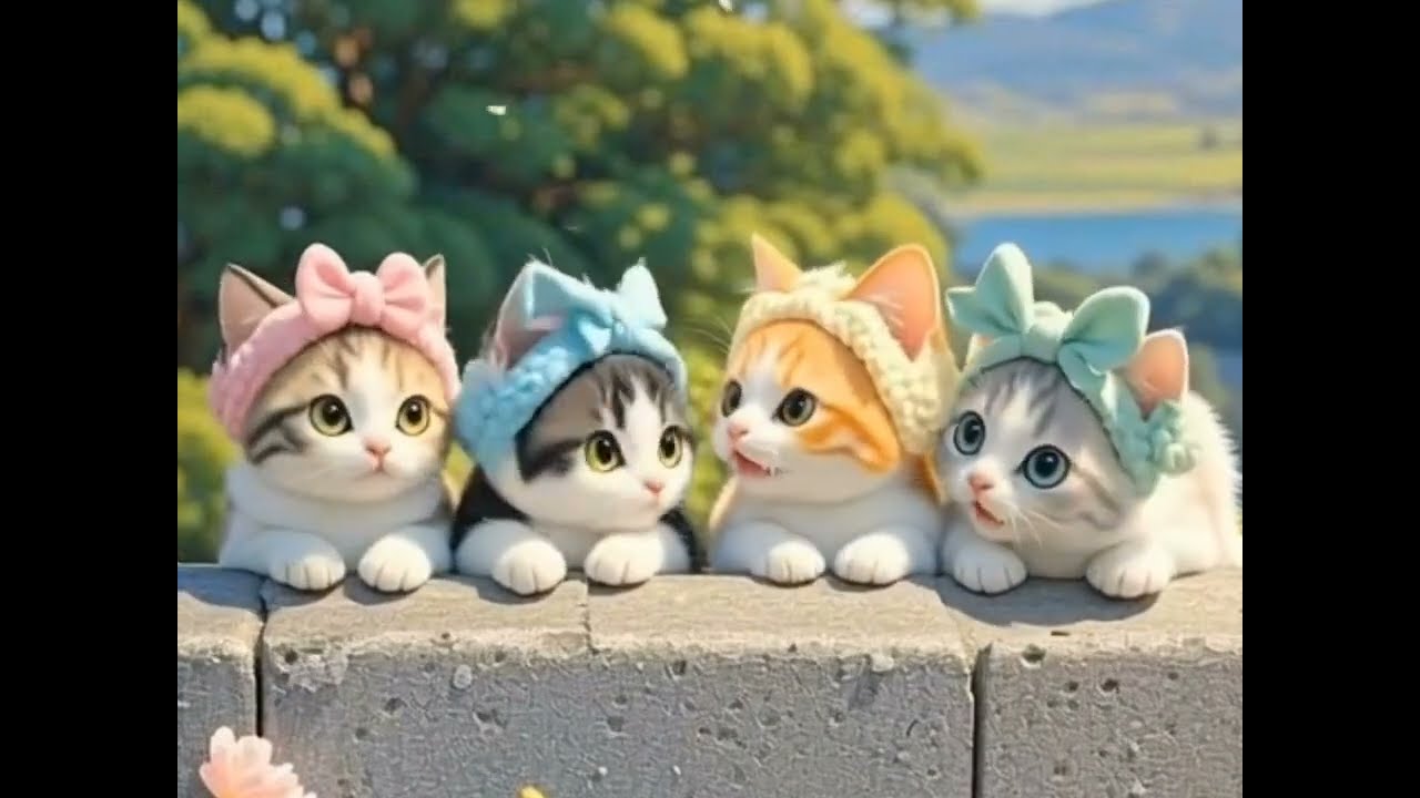 Cute Cartoon Cats Compilation — Funny Moments & Cat Adventures