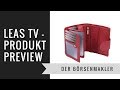 Leas tv der brsenmakler  platzwunder damen geldbeutel leder mit verschluss rot handmade