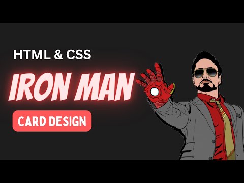 CSS Card Hover Effects | Html & CSS | Iron Man Special