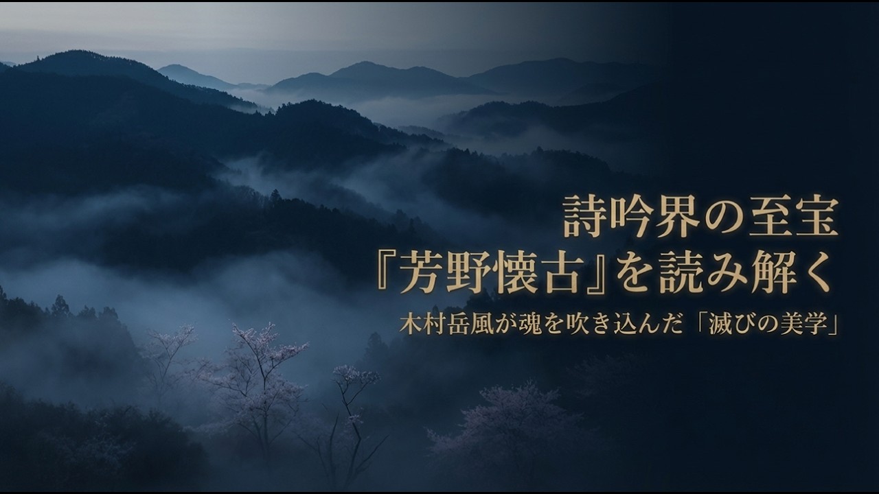 芳野懐古　河野鉄兜、木村岳風【詩吟 レコード】