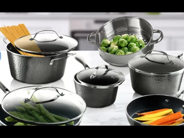 Granitestone Chartleston Hammered 15 Piece Cookware Set in 2023