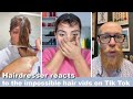 Hairdresser reacts to Hair Fail vids on Tik Tok, Reels and Shorts #hair #beauty