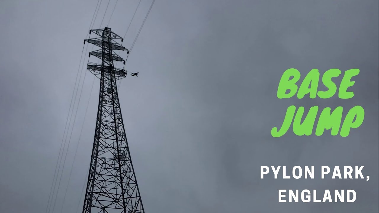 Antenna BASE jump in the cold UK YouTube