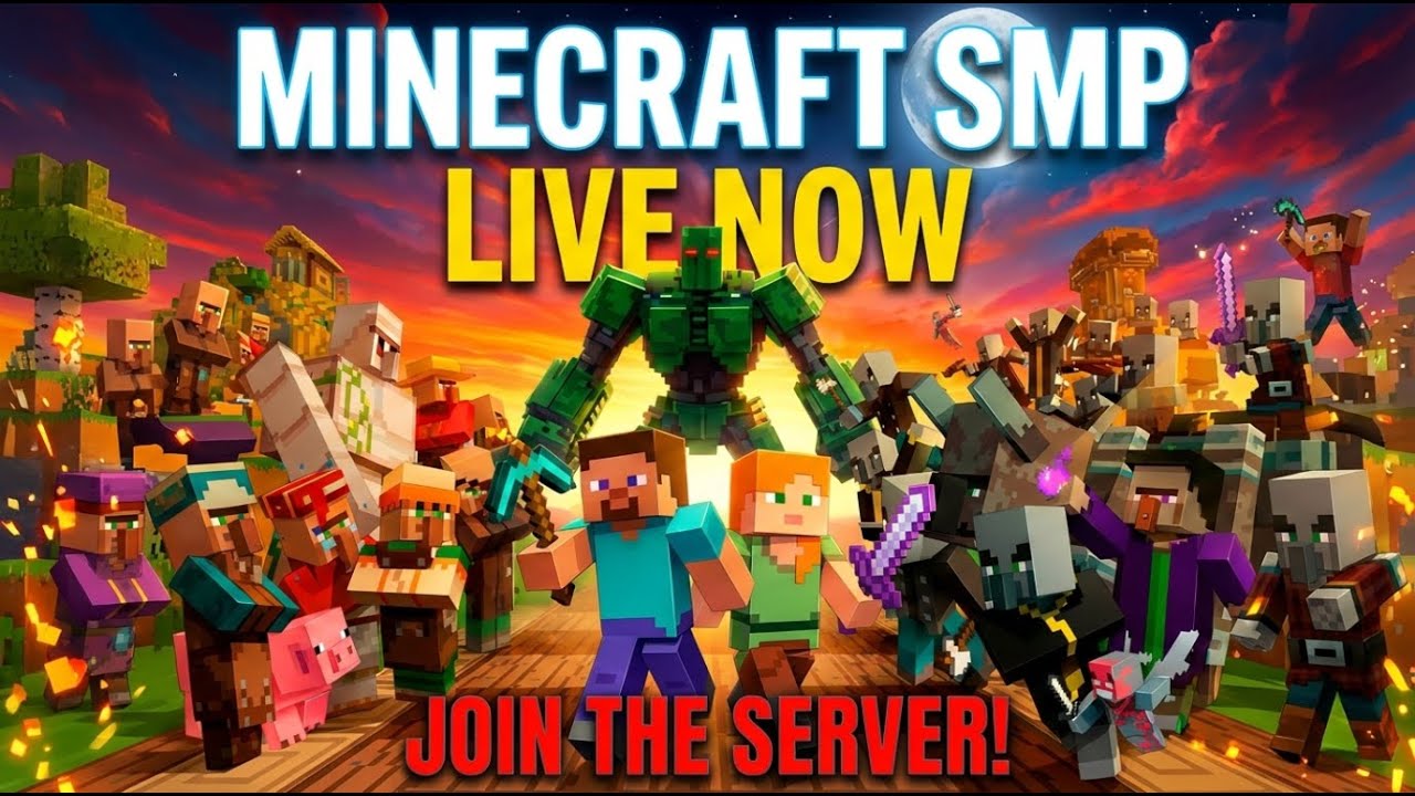 Minecraft SMP! Join the Server | Hindi Stream 