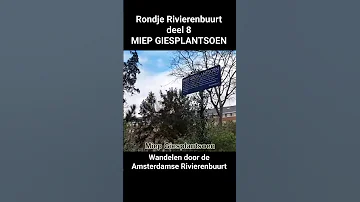 Miep Giesplantsoen Amsterdam RONDJE RIVIERENBUURT Deel  @WalkWatch01