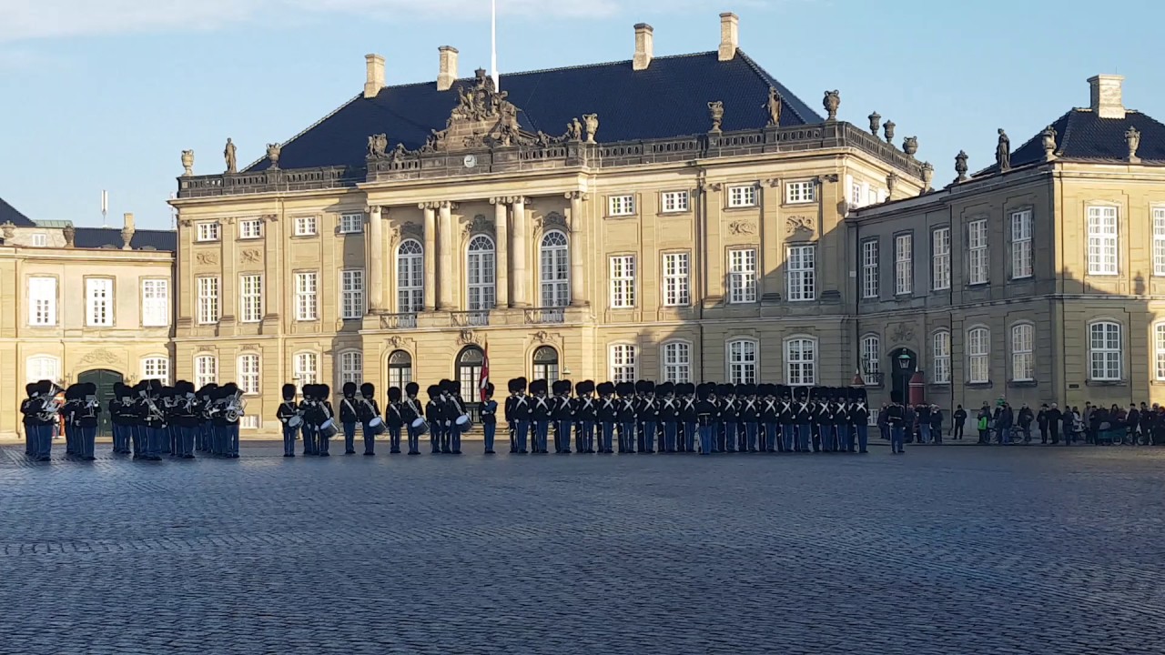 Guards in front of the Royal Palace, Denmark