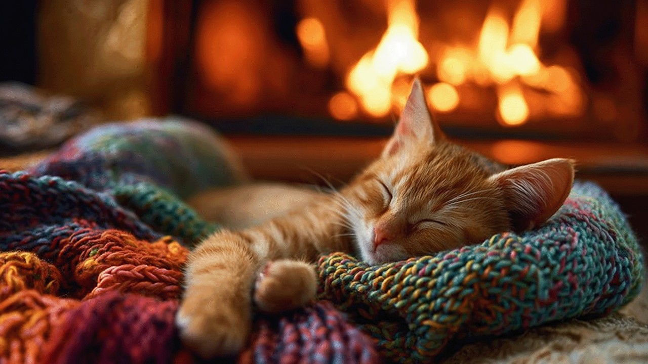 Peaceful Sleep Music for Cats – Calm Piano for Stress Relief