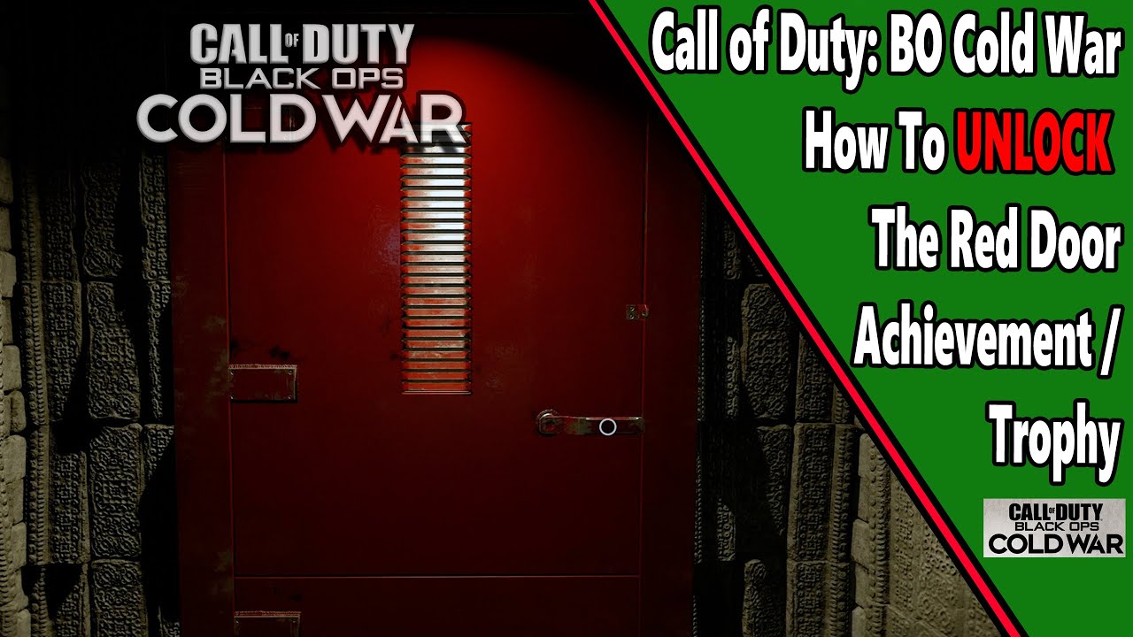 The Red Door COD Cold War Achievement/Trophy Guide YouTube