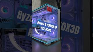 Ryzen 9 9950X3D + RTX 5080 FULL WHITE asamblat la comanda #medcomponents #pc #rgbsetup #lianli