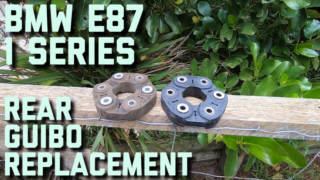 BMW E87 130i Rear Drive Shaft Rubber Coupling YouTube