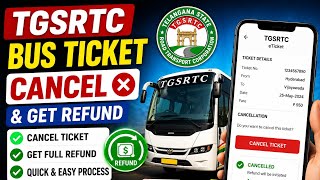 How to cancel booked ticket on TGSRTC APP #travel #busticket #cancel #tsrtc #domestictickets screenshot 4