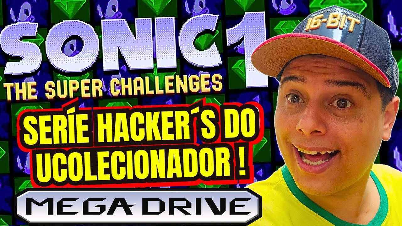 NOVO SONIC 1 SUPER CHALLENGES do MEGA DRIVE HACK SHC 2025 !