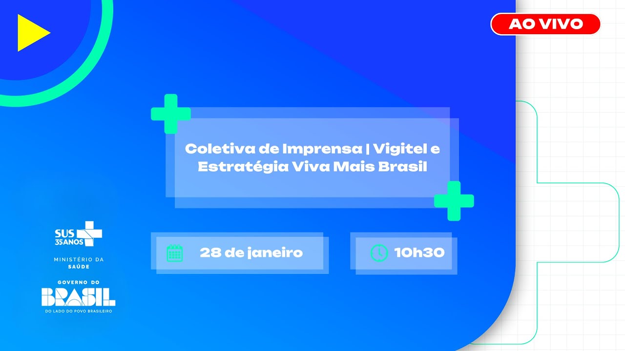 #AoVivo | Coletiva de Imprensa | Vigitel e Estratégia Viva Mais Brasil