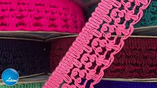 Lami International Crochet Pastel Soft Trimmings/ Braiding/ Fancy Lace F1093 screenshot 2