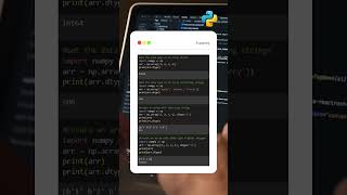 Numpy data types #python #coding #googlecolab