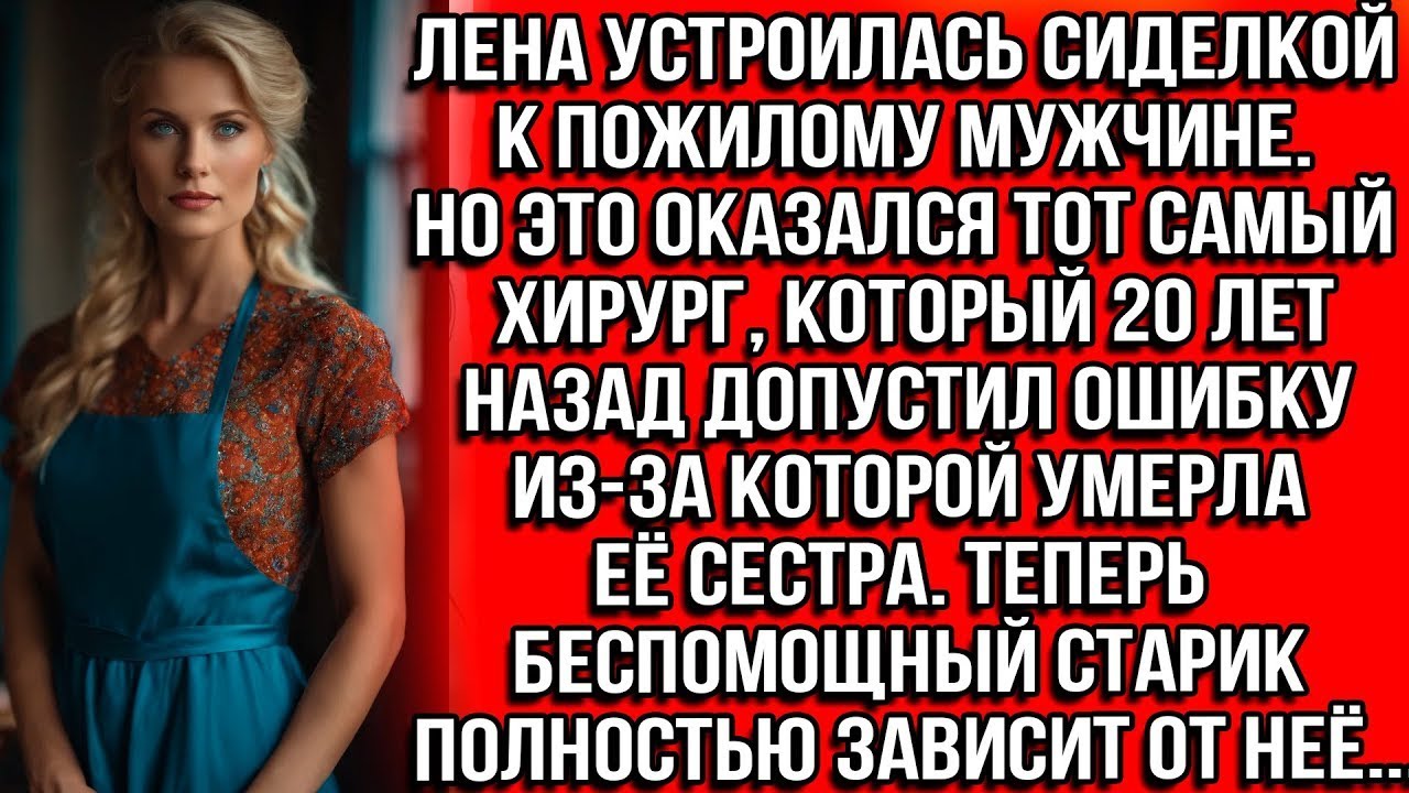 Лена устроилась сиделкой к пожилому мужчине — и с ужасом узнала в нём хирурга из своего прошлого