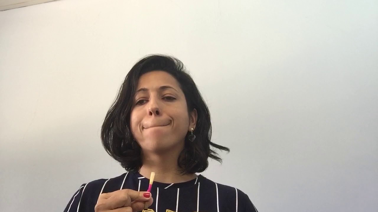 Produzindo som na palheta de Oboé