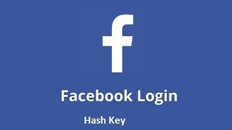 Facebook Giriş Uygulaması için Hash Key Öğrenme