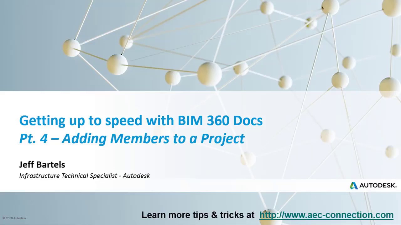 Learning BIM 360 Docs – Pt 4 Adding Members to a Project - YouTube