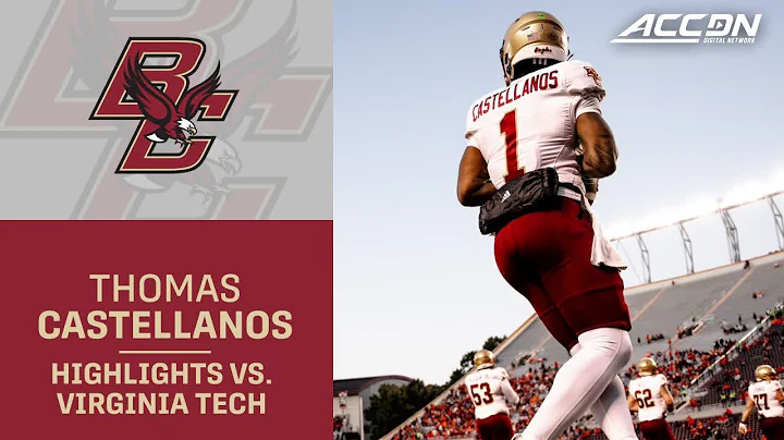 Boston College QB Thomas Castellanos Highlights vs. Virginia Tech