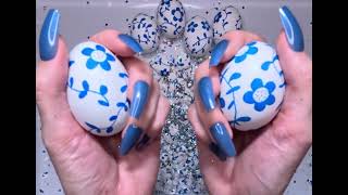 Calming ASMR for Anxiety Relief: gentle eggshell cracking, glitter & foam crushing, relaxing sounds