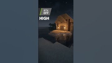 Minecraft shader rtx on/off