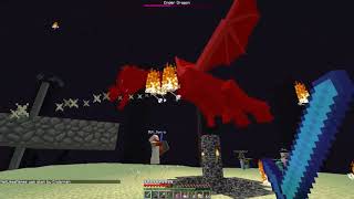 Beyond bedrock fight the ender dragon ...