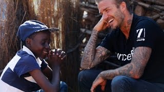 David Beckham's 7 goals to save children