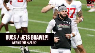 BUCS-JETS BRAWL! What Happened at Practice & Is This a Problem Tampa Bay vs. New York News