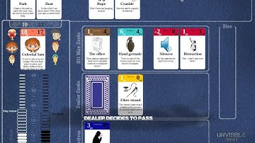Murder Card Game Programmed in Python: Unvisible