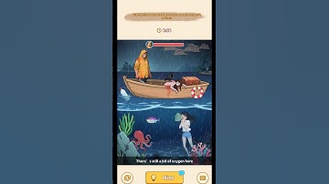 Brain Puzzle 2: Logic Twist - Level 12 - Underwater Escape - Help the girl underwater hold on…