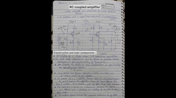 RC coupled amplifier bandwidth & diagram bsc 2nd sem physics @Dear_Pari @Motivationbypallavi #viral