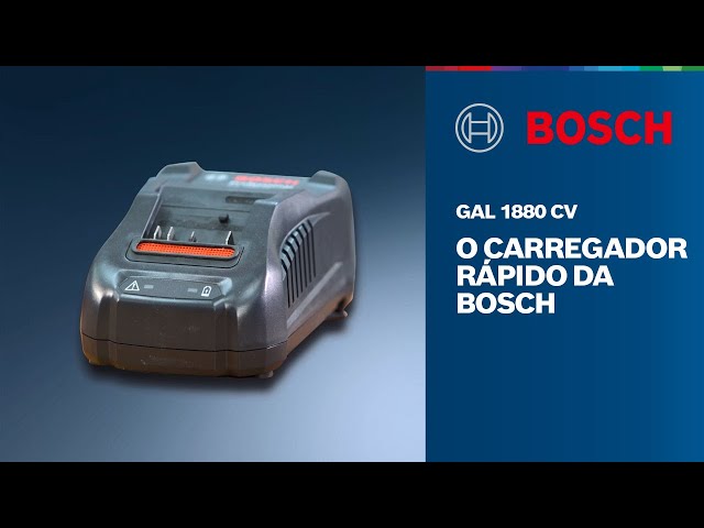 O Carregador rápido da Bosch compatível com todas baterias de 18V - YouTube