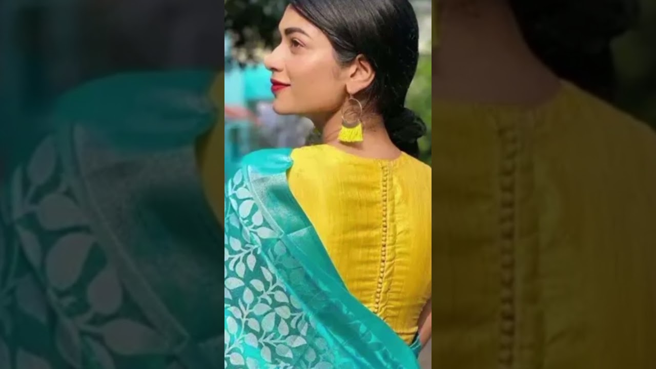 latest boat neck blouse designs🥰❤