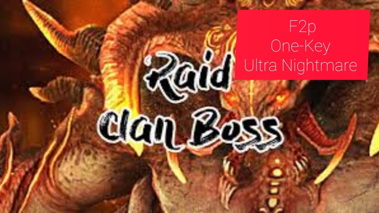 MYTH-FU IN F2P!?  MY F2P ULTRA NIGHTMARE CLANBOSS TEAM SHOWCASE | RAID SHADOW LEGENDS