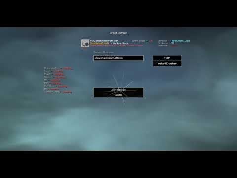 Crashing ShackledCraft.com (Over 1300 Players) | Instant Crasher Exploit | Square Client